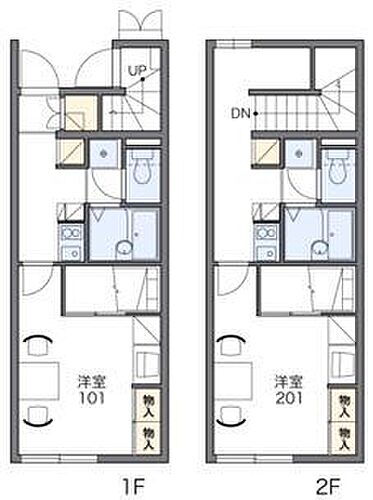 レオパレス白新 2階 1K 賃貸物件詳細