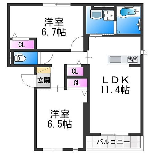ケリーコート 3階 1SLDK 賃貸物件詳細