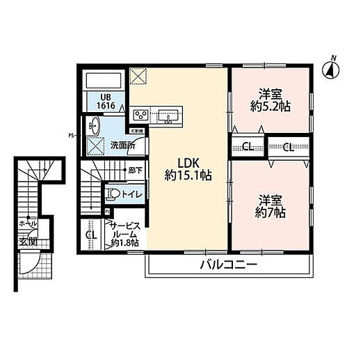 神奈川県相模原市中央区田名 上溝駅 2LDK アパート 賃貸物件詳細