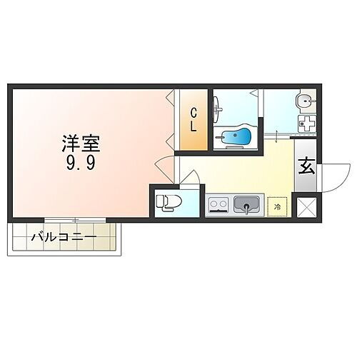 兵庫県尼崎市南城内 尼崎駅 1K アパート 賃貸物件詳細