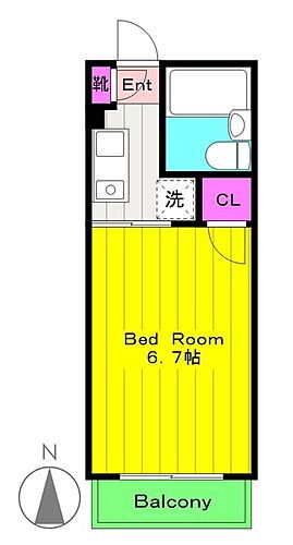 神奈川県川崎市多摩区菅2丁目 京王稲田堤駅 1K マンション 賃貸物件詳細