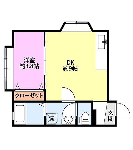 クレセントヴィラージュ東明 1階 1LDK 賃貸物件詳細