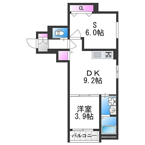クレスト 3階 2DK 賃貸物件詳細