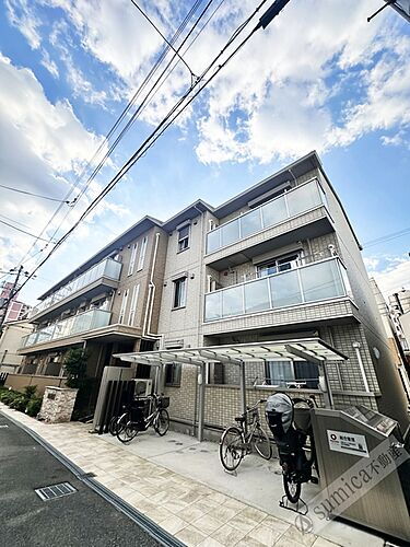 大阪府大阪市東住吉区田辺５丁目 築6年7ヶ月 3階建