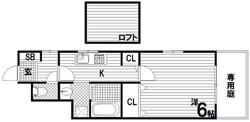兵庫県神戸市長田区寺池町2丁目 長田駅 1SK アパート 賃貸物件詳細