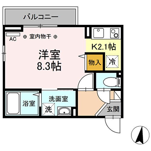東京都八王子市堀之内3丁目 京王堀之内駅 1K アパート 賃貸物件詳細