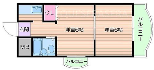 大阪府吹田市千里山東1丁目 関大前駅 2K マンション 賃貸物件詳細