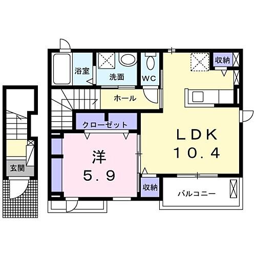 デュランタ 2階 1LDK 賃貸物件詳細
