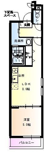 兵庫県西宮市西福町 西宮駅 1LDK アパート 賃貸物件詳細