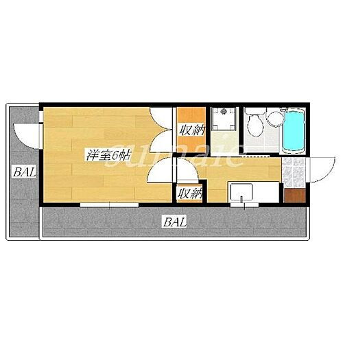 ＩＧマンション 4階 1K 賃貸物件詳細