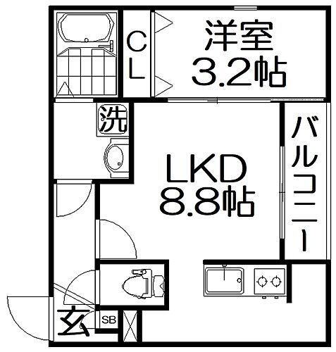 大阪府枚方市走谷2丁目 光善寺駅 1LDK アパート 賃貸物件詳細