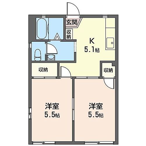 神奈川県横浜市磯子区中浜町3-20 根岸駅 2K アパート 賃貸物件詳細