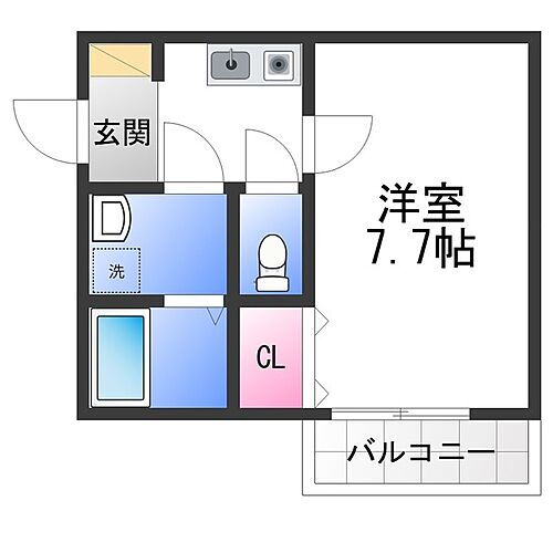 ＪＰアパートメント松原 3階 1K 賃貸物件詳細