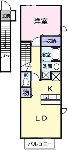 神奈川県座間市ひばりが丘5丁目 南林間駅 1LDK アパート 賃貸物件詳細