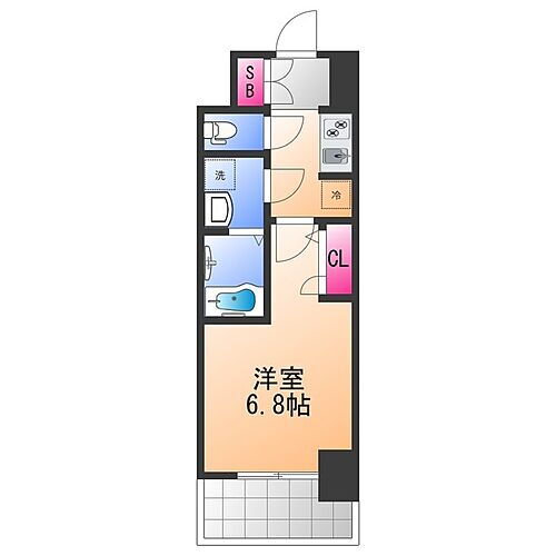 Ｓ－ＲＥＳＩＤＥＮＣＥ堺浜寺ｂｒｏａｄ 6階 1K 賃貸物件詳細