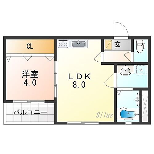 大阪府東大阪市御厨栄町2丁目 河内小阪駅 1LDK アパート 賃貸物件詳細