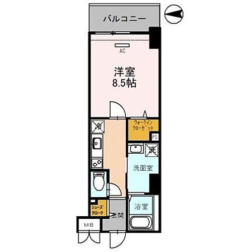 兵庫県西宮市深津町 西宮北口駅 1K マンション 賃貸物件詳細