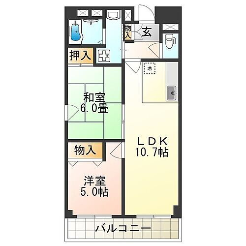 大阪府大阪市阿倍野区阪南町2丁目 昭和町駅 2LDK アパート 賃貸物件詳細