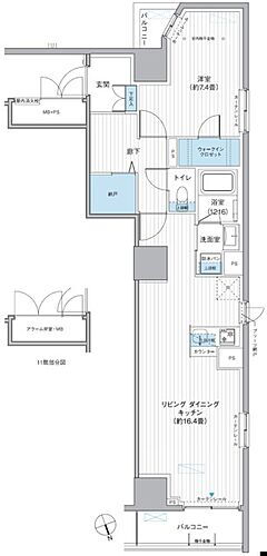 東京都台東区駒形１丁目 蔵前駅 1LDK マンション 賃貸物件詳細