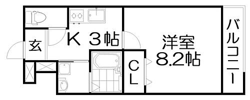 フジパレス萱島信和町ＩＩ番館 3階 1K 賃貸物件詳細