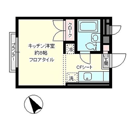 東京都調布市調布ケ丘2丁目2-5 調布駅 ワンルーム アパート 賃貸物件詳細