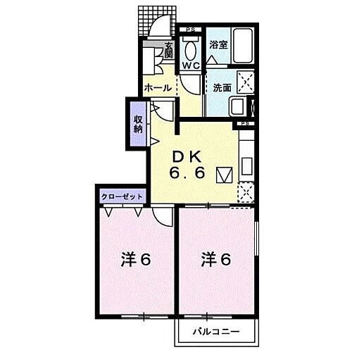 グランメゾン　Ｍ 1階 2DK 賃貸物件詳細