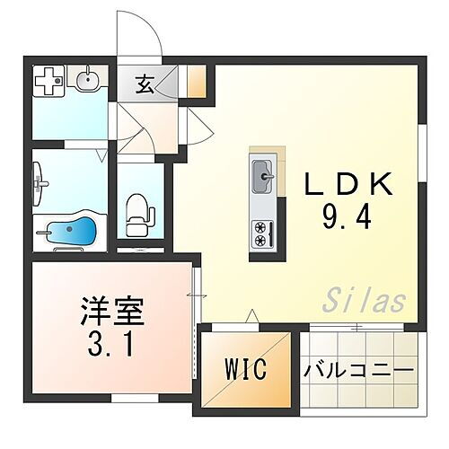 大阪府東大阪市三島3丁目 鴻池新田駅 1LDK アパート 賃貸物件詳細