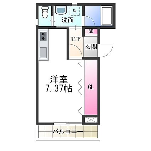 ランコントル北条 2階 ワンルーム 賃貸物件詳細