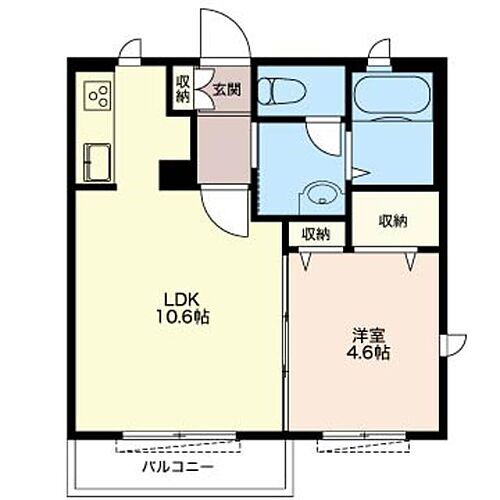 マロニエ 1階 1LDK 賃貸物件詳細