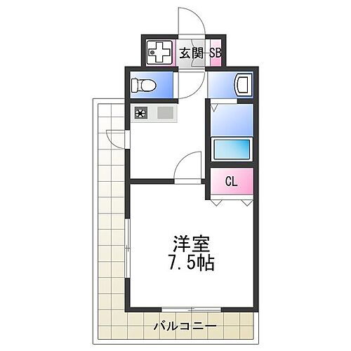 大阪府大阪市住之江区浜口東3丁目 住ノ江駅 1K マンション 賃貸物件詳細