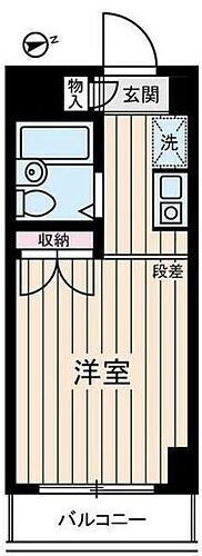 エバーグレース西府 3階 ワンルーム 賃貸物件詳細