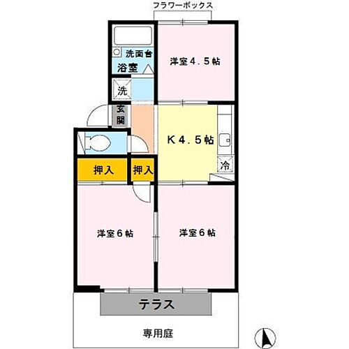 和歌山県和歌山市平井 紀ノ川駅 3K アパート 賃貸物件詳細