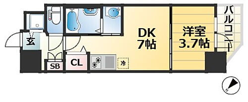 兵庫県神戸市長田区大塚町2丁目 長田駅 1DK マンション 賃貸物件詳細