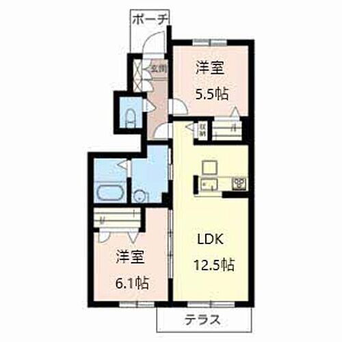 レジデンス城山台 1階 2LDK 賃貸物件詳細