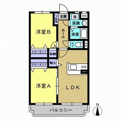 栃木県小山市駅南町3丁目 小山駅 2LDK マンション 賃貸物件詳細