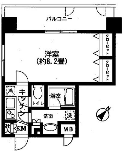 東京都港区芝浦3丁目 田町駅 1K マンション 賃貸物件詳細