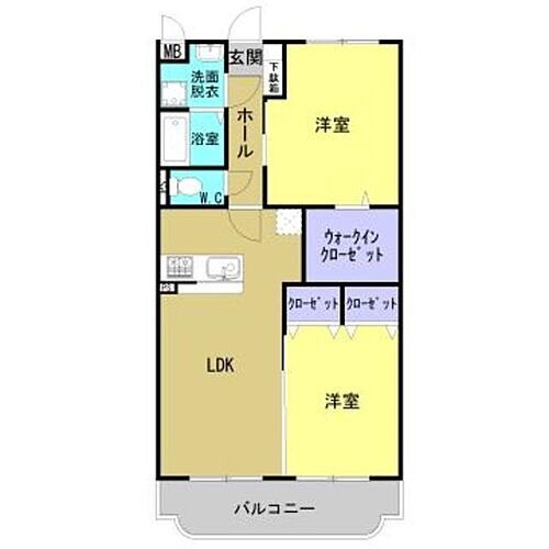 ドリームフェリオ 2階 2LDK 賃貸物件詳細