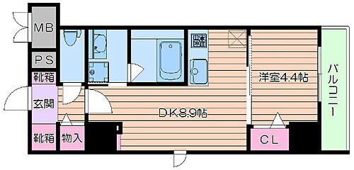 大阪府吹田市広芝町 江坂駅 1LDK マンション 賃貸物件詳細