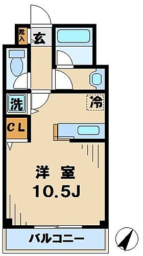 ＳＣＨＷＡＬＺ　ＢＡＣＨ（シュバルツバッハ） 3階 ワンルーム 賃貸物件詳細