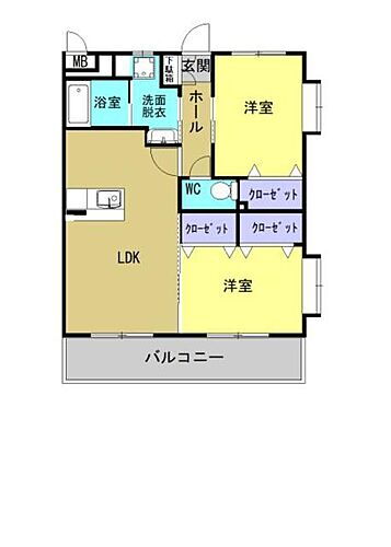 宮崎県都城市早水町 都城駅 2LDK マンション 賃貸物件詳細