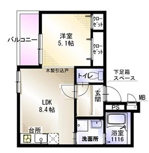 大阪府大阪市西淀川区野里2丁目 姫島駅 1LDK アパート 賃貸物件詳細