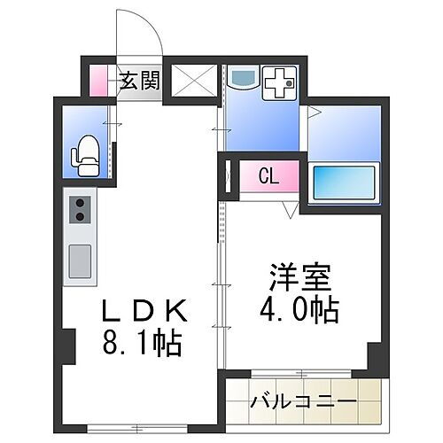 ＦＤＳ　ＶＡＬＯＲ 2階 1LDK 賃貸物件詳細