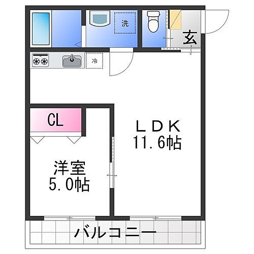 大阪府堺市西区浜寺船尾町西2丁 諏訪ノ森駅 1LDK アパート 賃貸物件詳細
