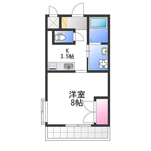 大阪府大阪狭山市半田1丁目 金剛駅 1K マンション 賃貸物件詳細
