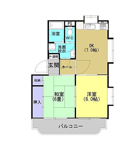 ソレイユ伊敷 1階 2DK 賃貸物件詳細