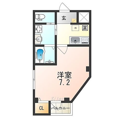 大阪府堺市堺区賑町4丁 堺東駅 1K マンション 賃貸物件詳細