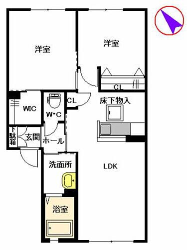 熊本県熊本市東区御領5丁目2-32 2LDK アパート 賃貸物件詳細