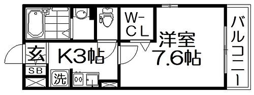 大阪府交野市私部4丁目 交野市駅 1K アパート 賃貸物件詳細