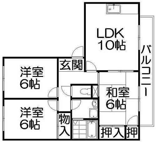 大阪府寝屋川市新家1丁目 寝屋川市駅 3LDK アパート 賃貸物件詳細