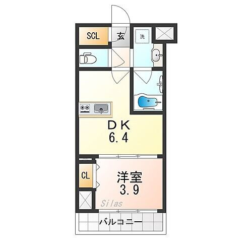 大阪府大阪市東成区大今里西２丁目 今里駅 1DK マンション 賃貸物件詳細